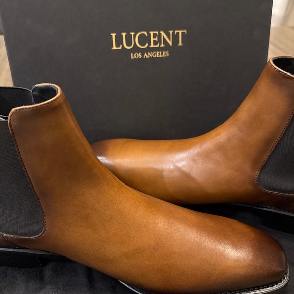 Men's Brown Cowboy Boots - Picture 1 of 3